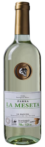 La Meseta Wijn airen-sauvignon bio 0.75L (Spaans wit)